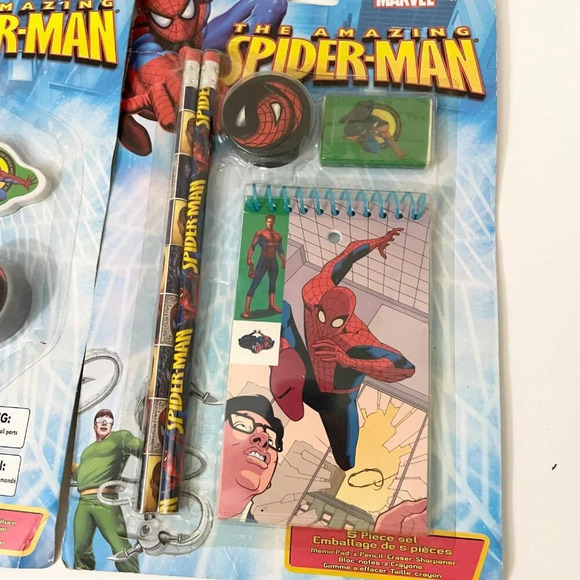 Spiderman Stationery Set and Halloween  Vintage Halloween Pencils Lot - Picture 3 of 11